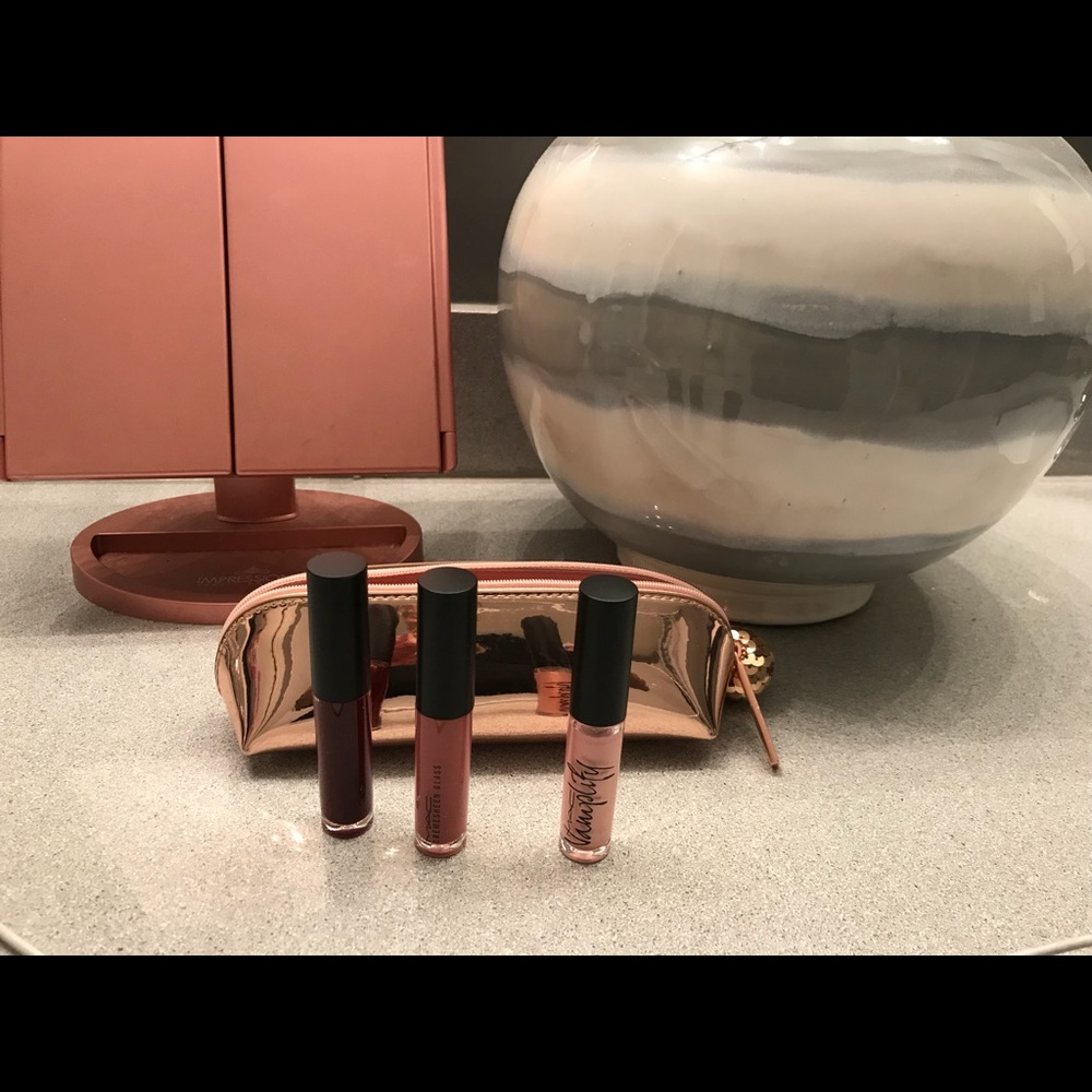 Snow Ball Mini Lip Gloss  Kit Rose